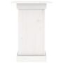 Voir la diapositive 5 : VIDAXL Support a fleurs Blanc 40x40x60 cm Bois de pin solide
