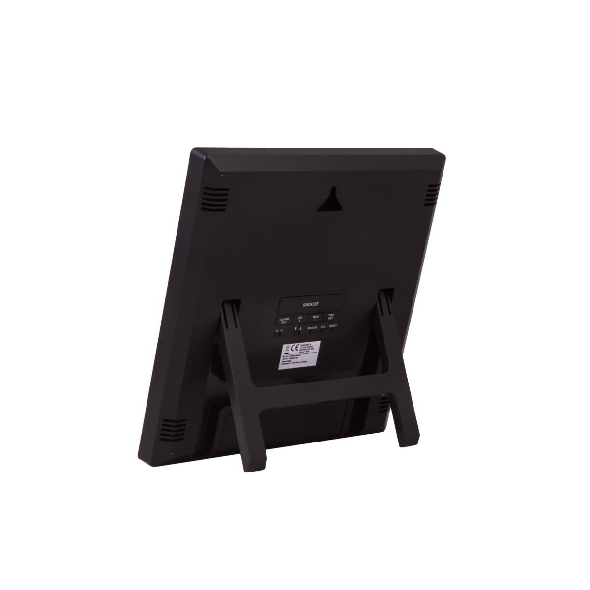 Bresser Station météo horloge murale  TemeoTrend JC noir