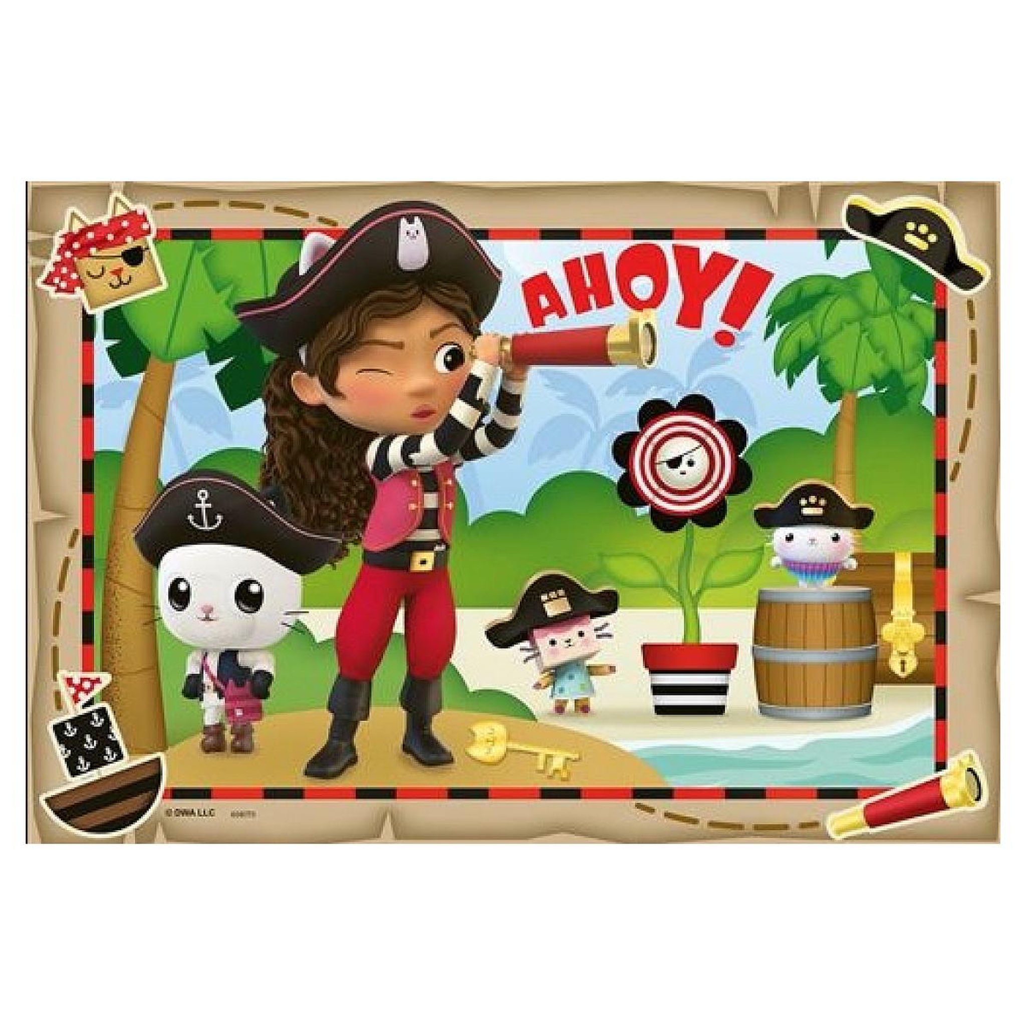 Voir la diapositive 3 : RAVENSBURGER 2X24 p Gabby's Doll House