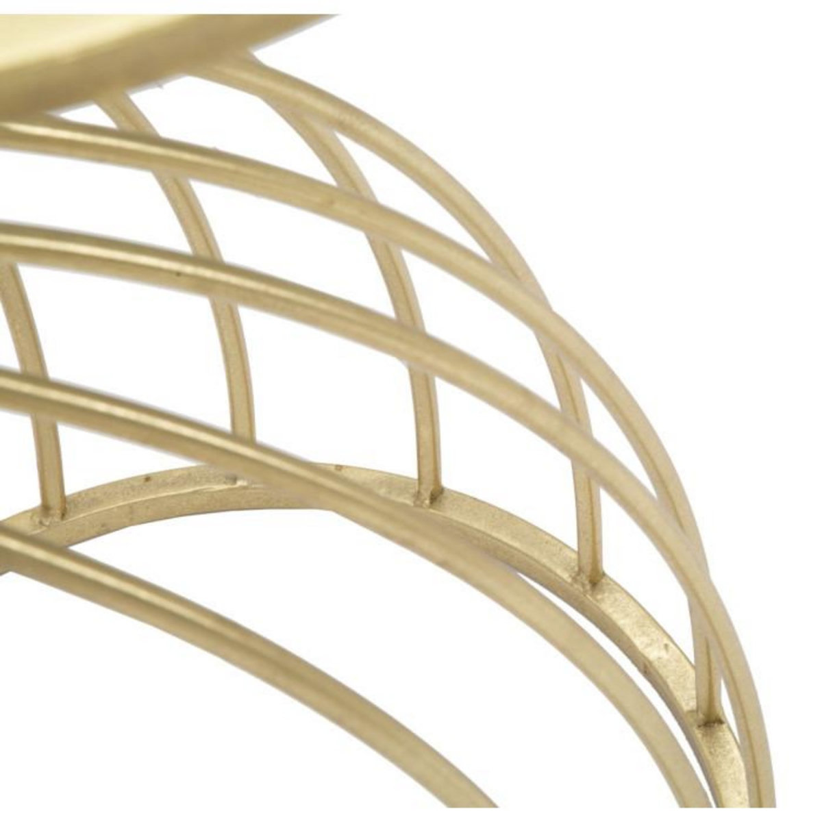 Paris Prix Table d'Appoint Design  Flush  60cm Noir & Or