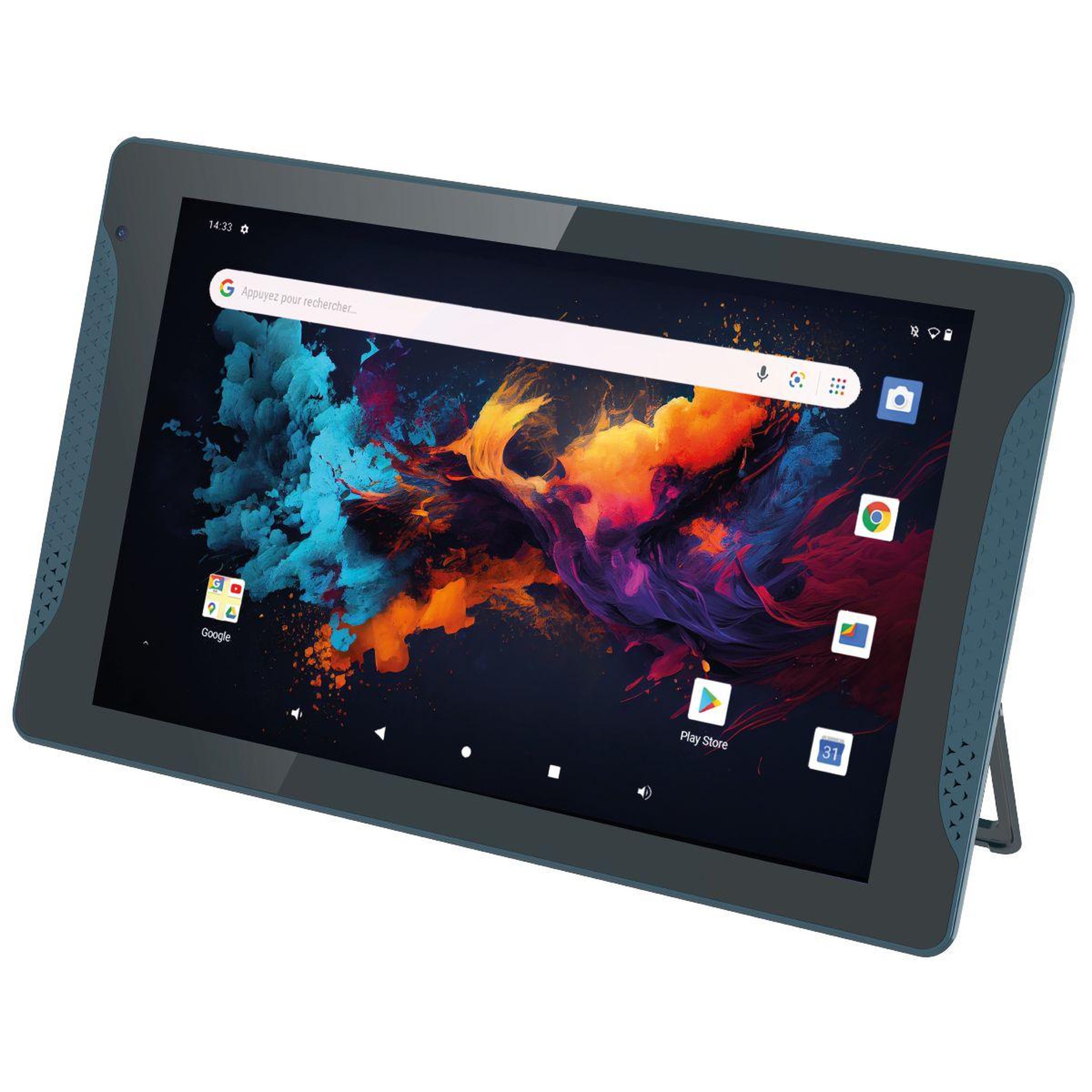 Voir la diapositive 4 : Logicom Tablette Android Tab Stand Pro Bleu 64Go