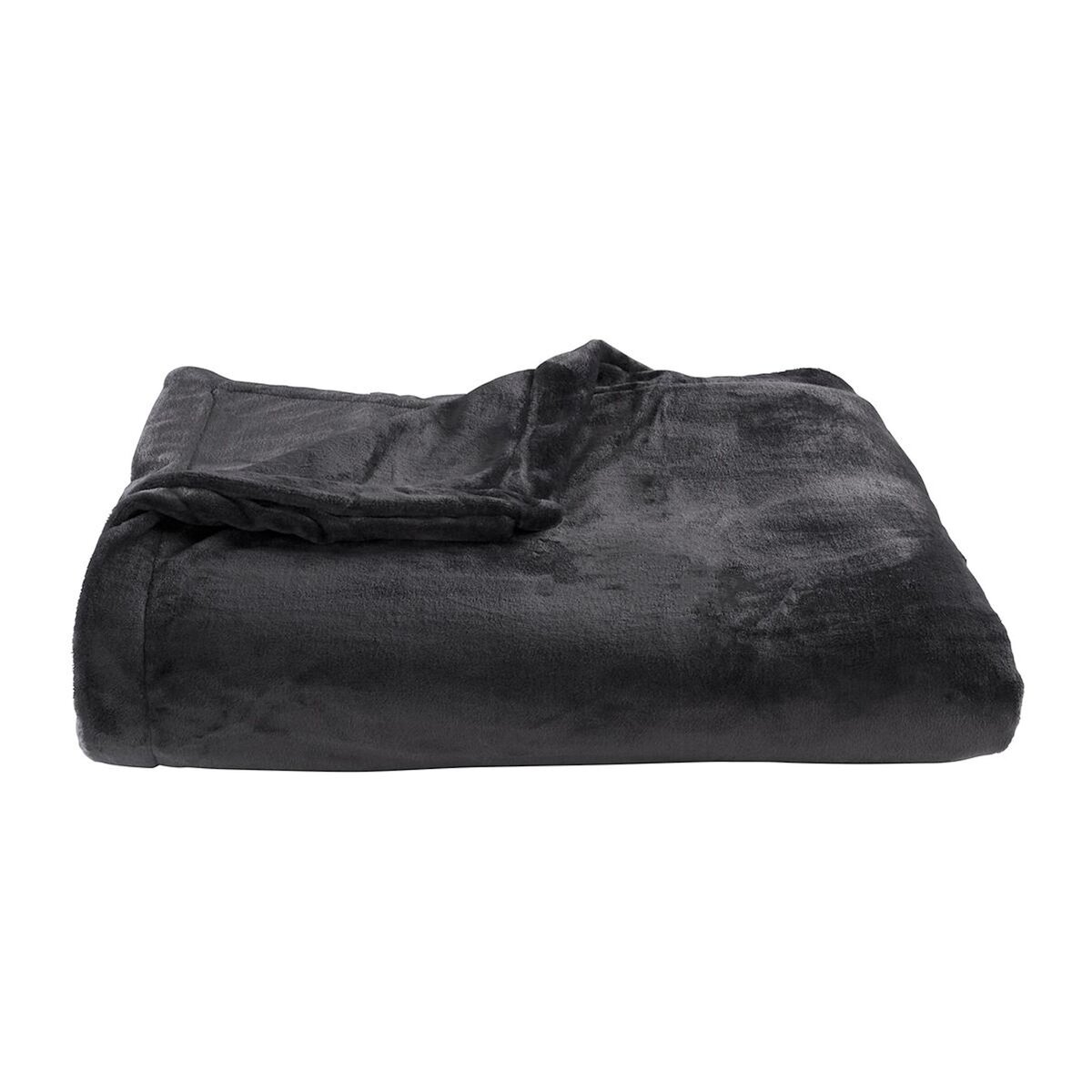DODO Couverture Polaire Extra Douce Coloris Anthracite