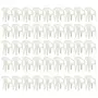 VIDAXL Chaises empilables de jardin 45 pcs Plastique Blanc