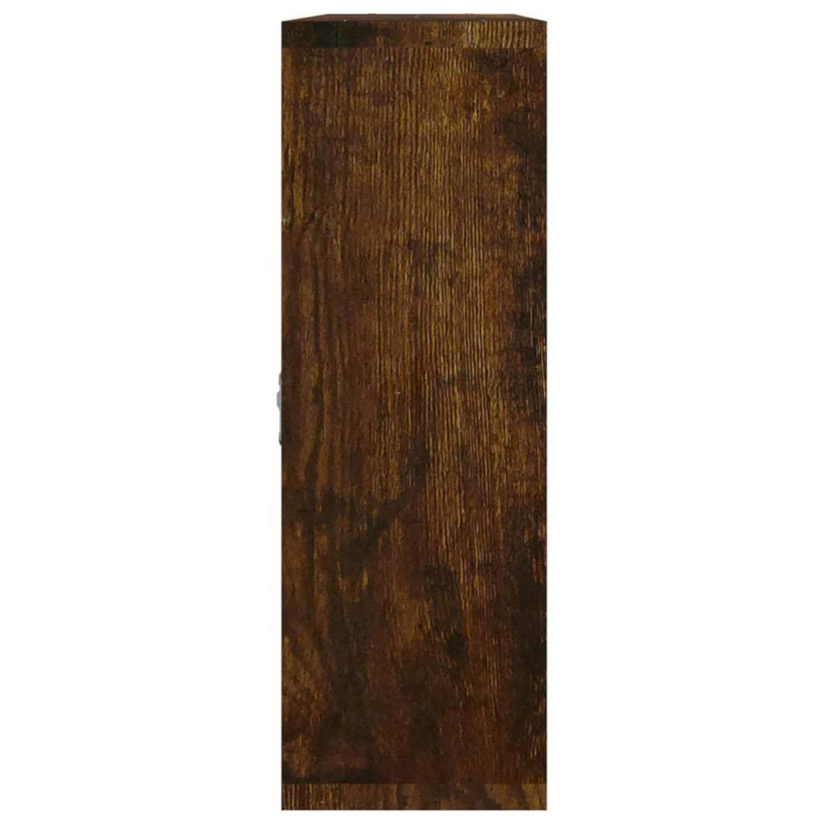 VIDAXL Etagere murale 8 compartiments Chene fume