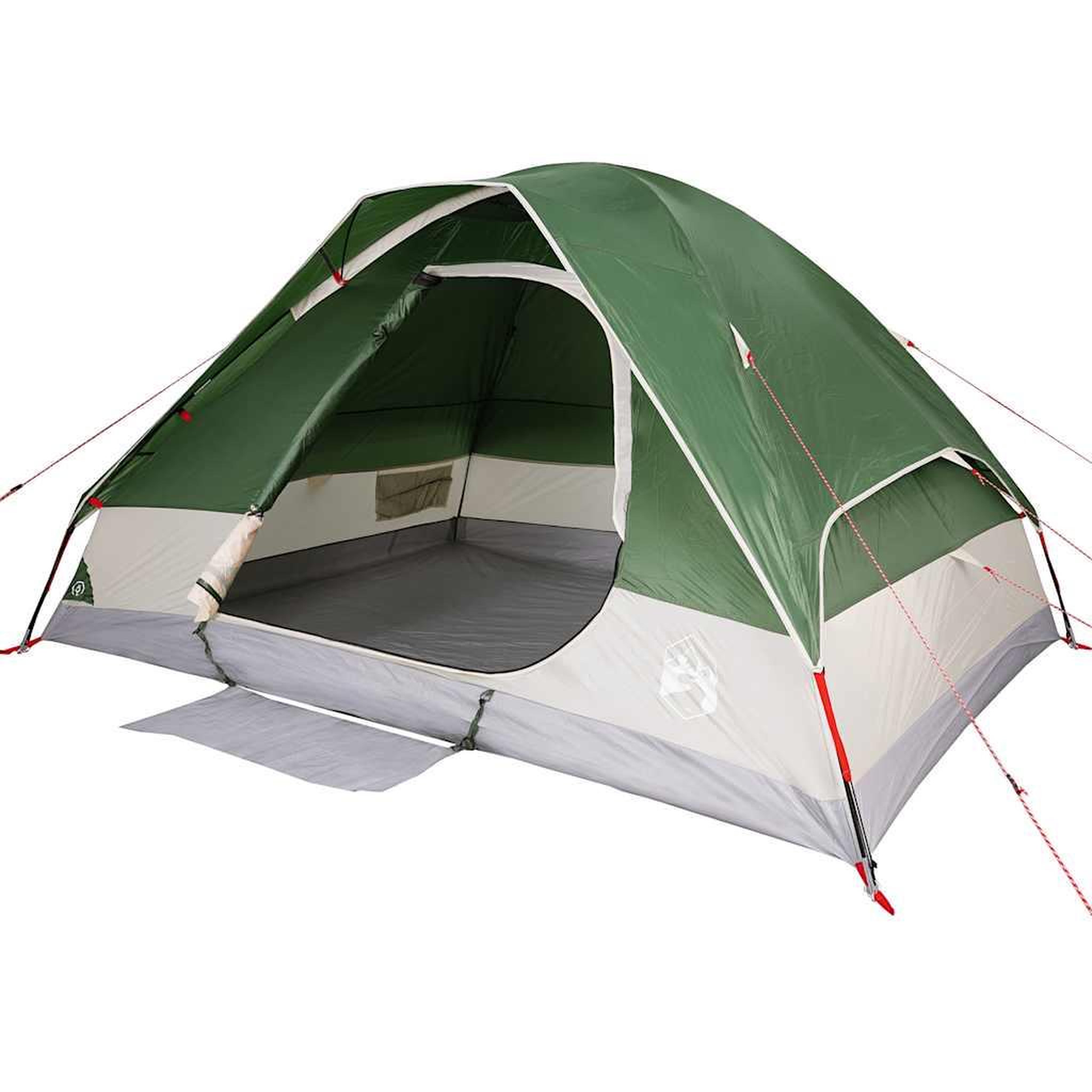 Voir la diapositive 5 : VIDAXL Tente de camping a dome 4 personnes vert impermeable