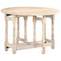 Voir la diapositive 1 : VIDAXL Table a manger Rond 110x76 cm Bois de manguier massif