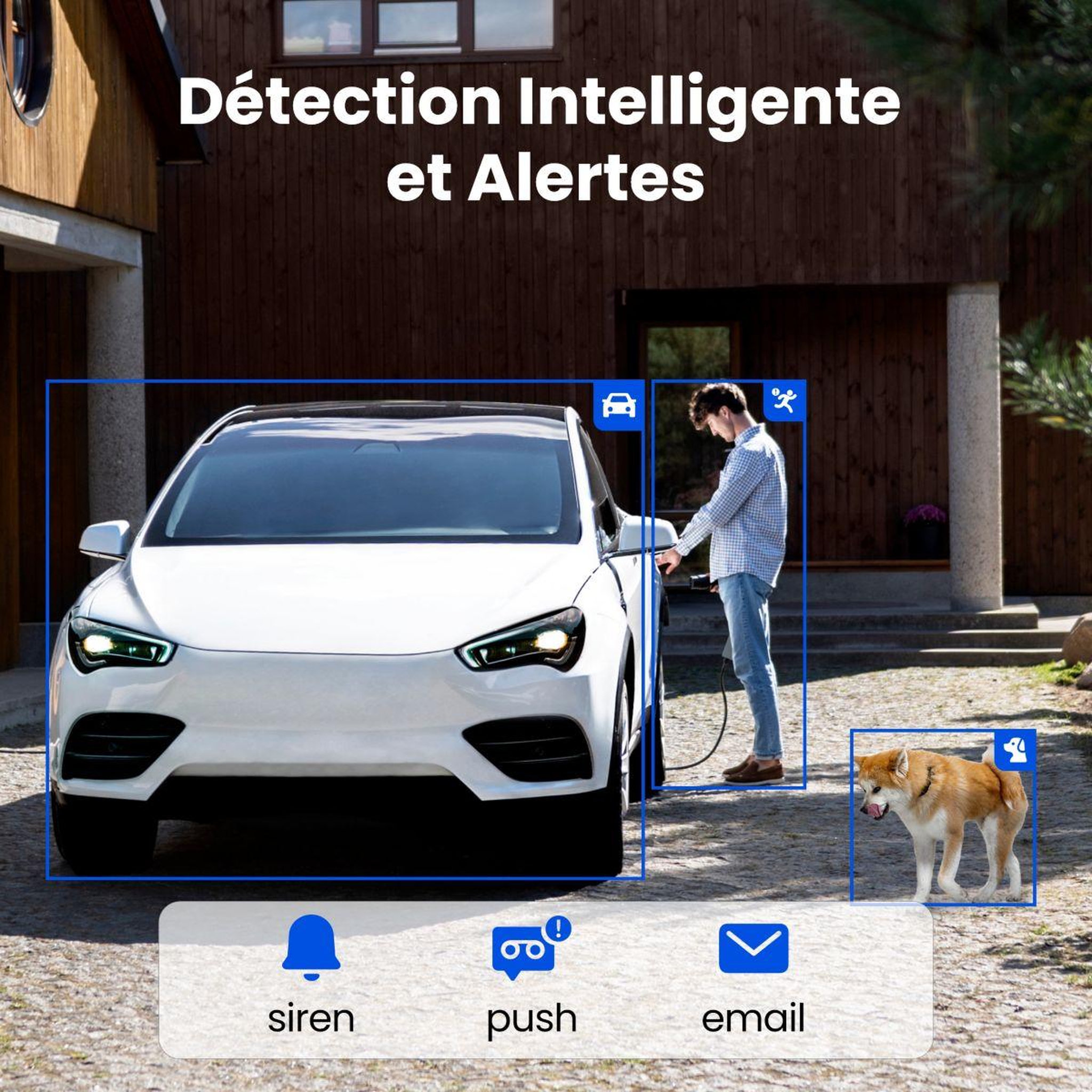 Voir la diapositive 4 : REOLINK Caméra de surveillance e540 blanche