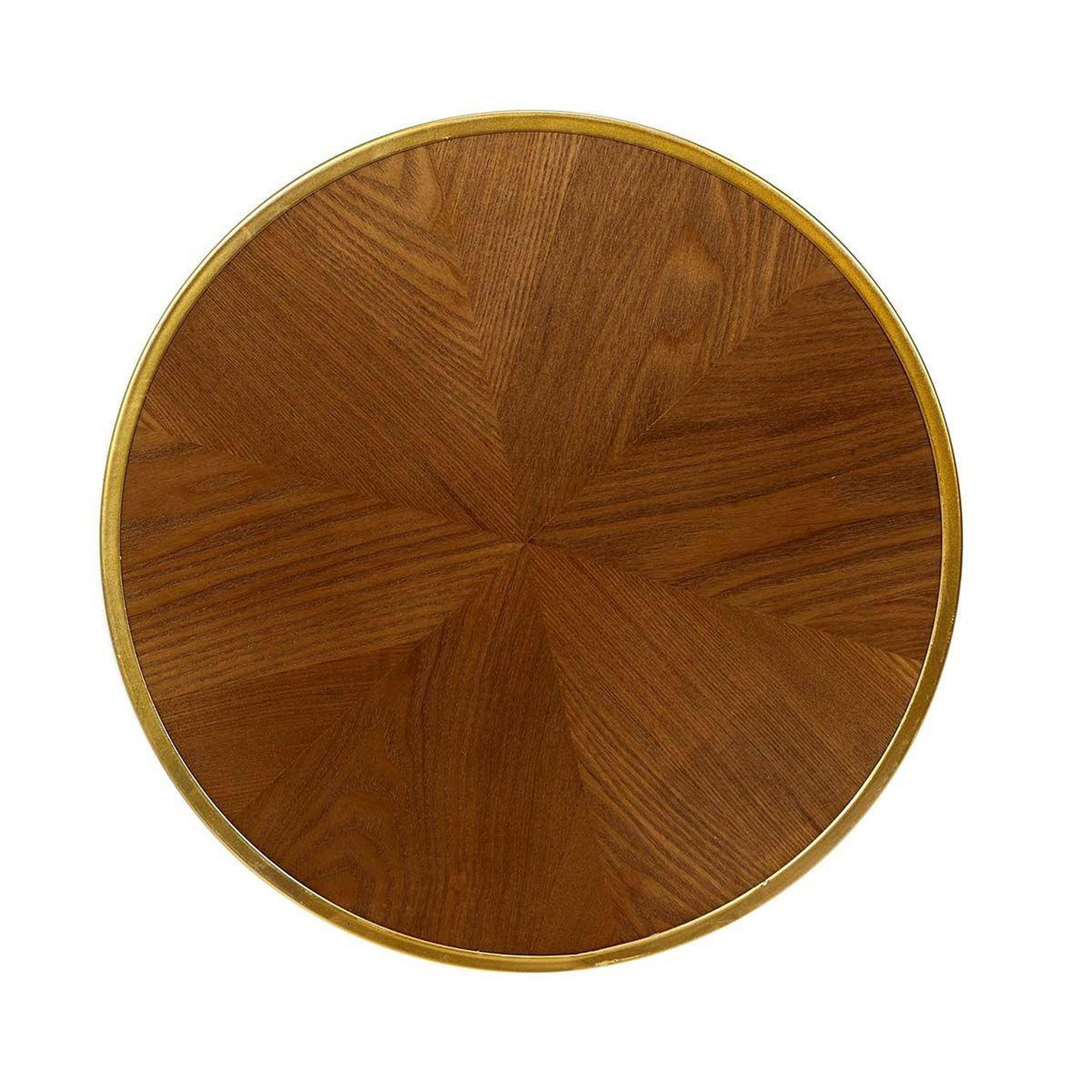 Voir la diapositive 5 : The Home Deco Factory Lot de 2 Tables Gigognes  Felix  40cm Naturel & Noir