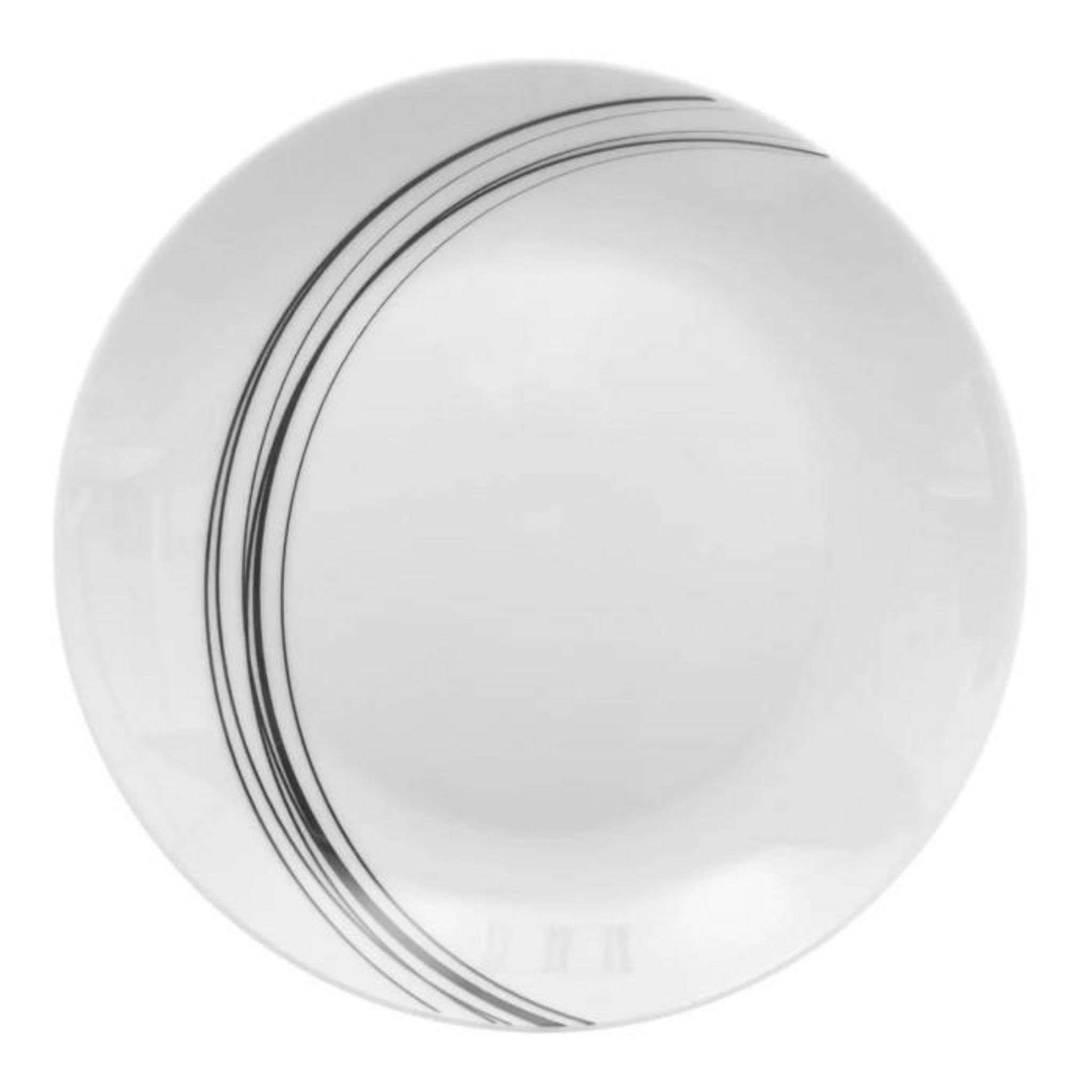 6 Assiettes à Dessert Transparentes Renaissance 20cm - Verre Luxe, Lave-Vaisselle