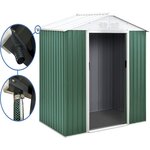 Habitat et Jardin Abri de jardin métal -  Rosas  - 4,07 m² avec gouttière - Vert