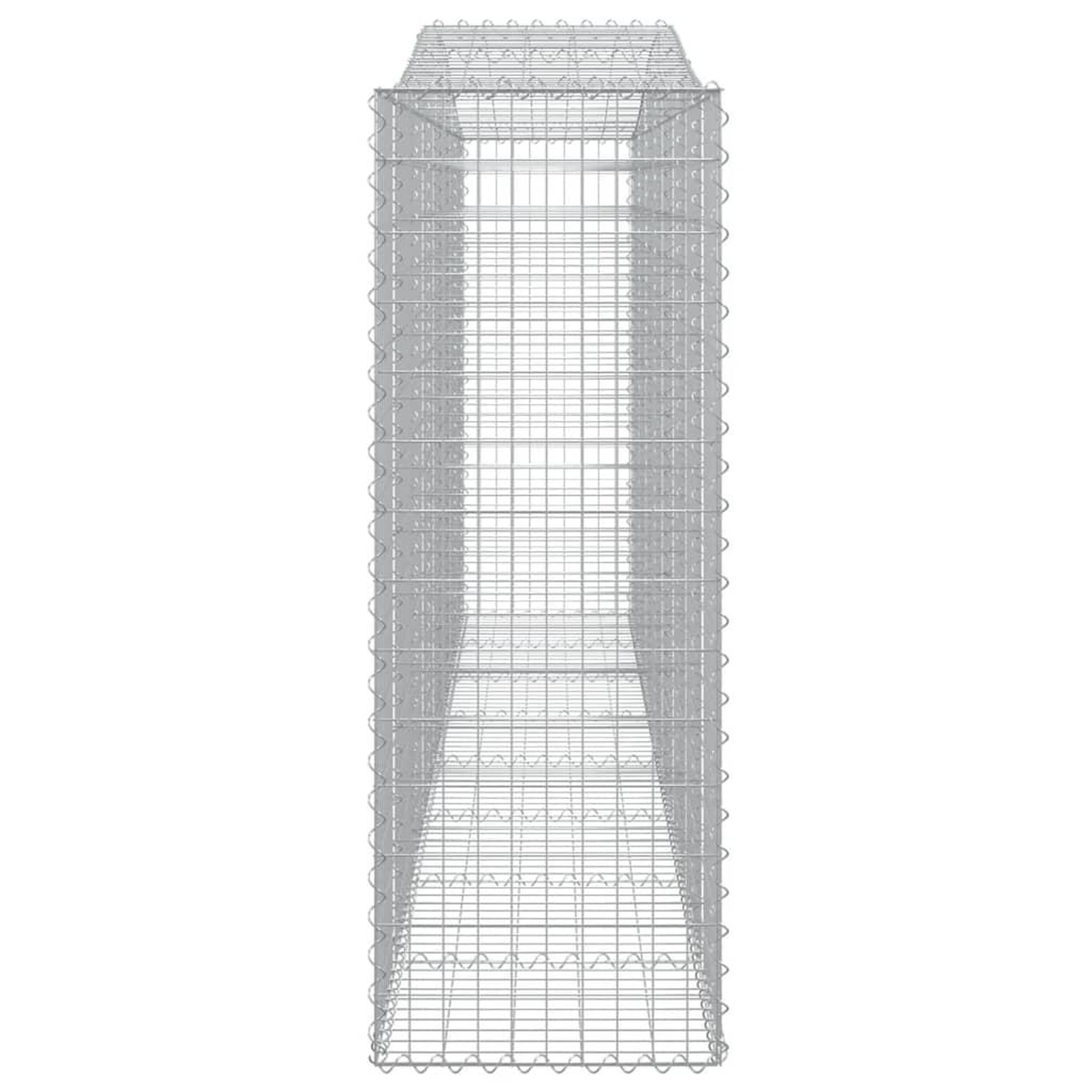 Voir la diapositive 5 : VIDAXL Paniers a gabions arques 20 pcs 400x50x140/160 cm Fer galvanise