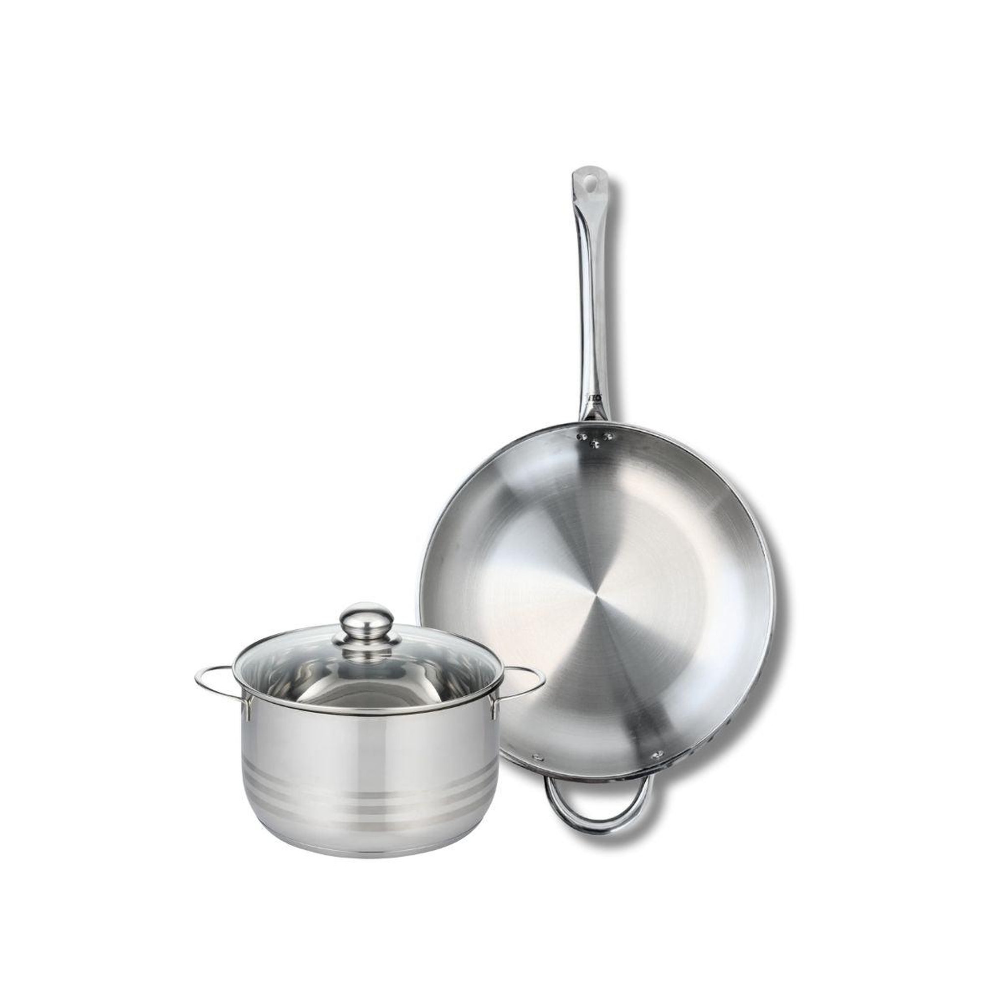 ELO Ensemble de 1 poêle de cuisson 32 cm et 1 faitout 20 cm elo profi brillant