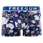 Voir la diapositive 6 : FREEGUN Lot de 4 boxers homme en coton Signature Sergio