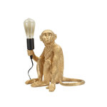 Paris Prix Lampe à Poser Design  Monkey  33cm Or