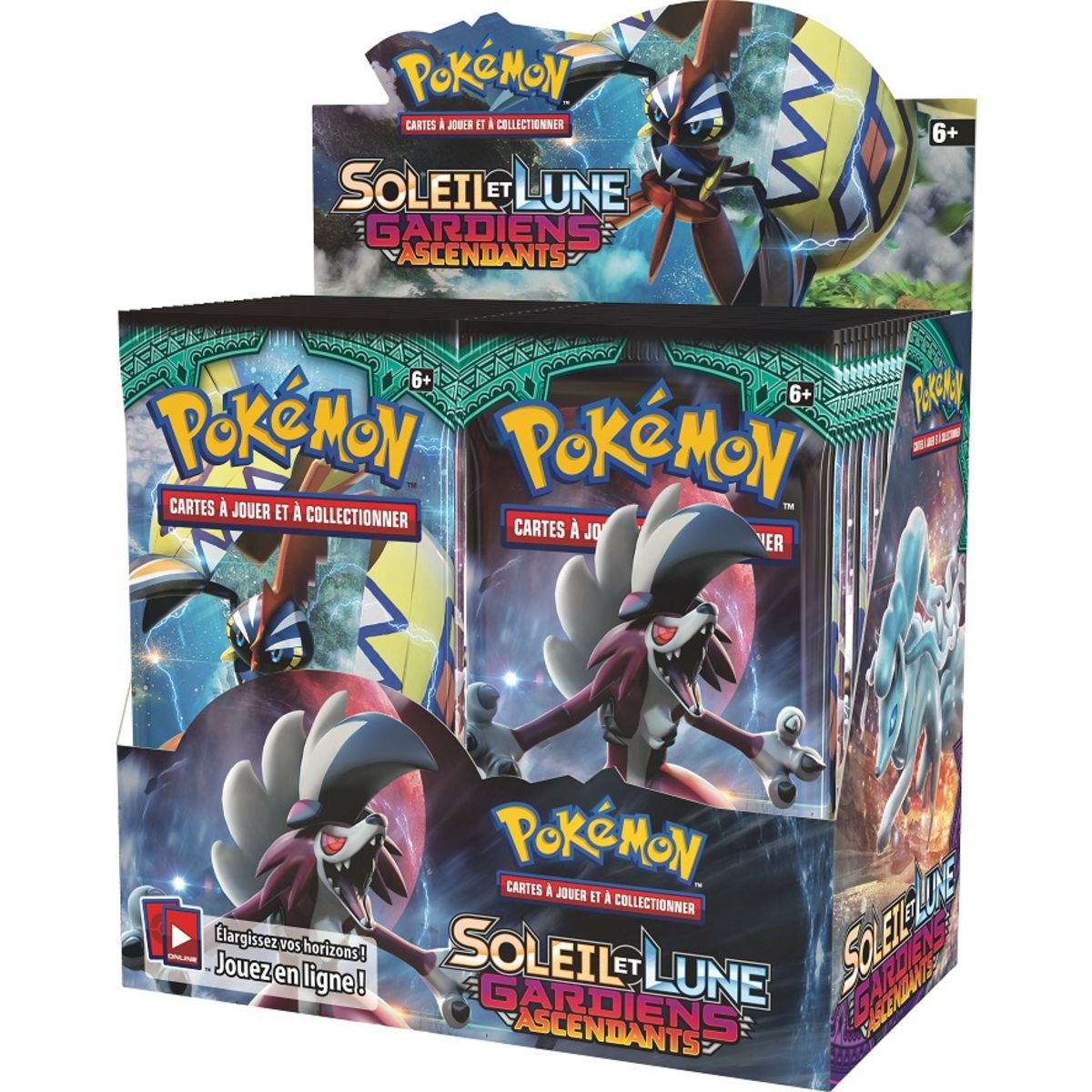 ASMODEE Boîte Booster blister Pokémon SL02 Lune & Soleil