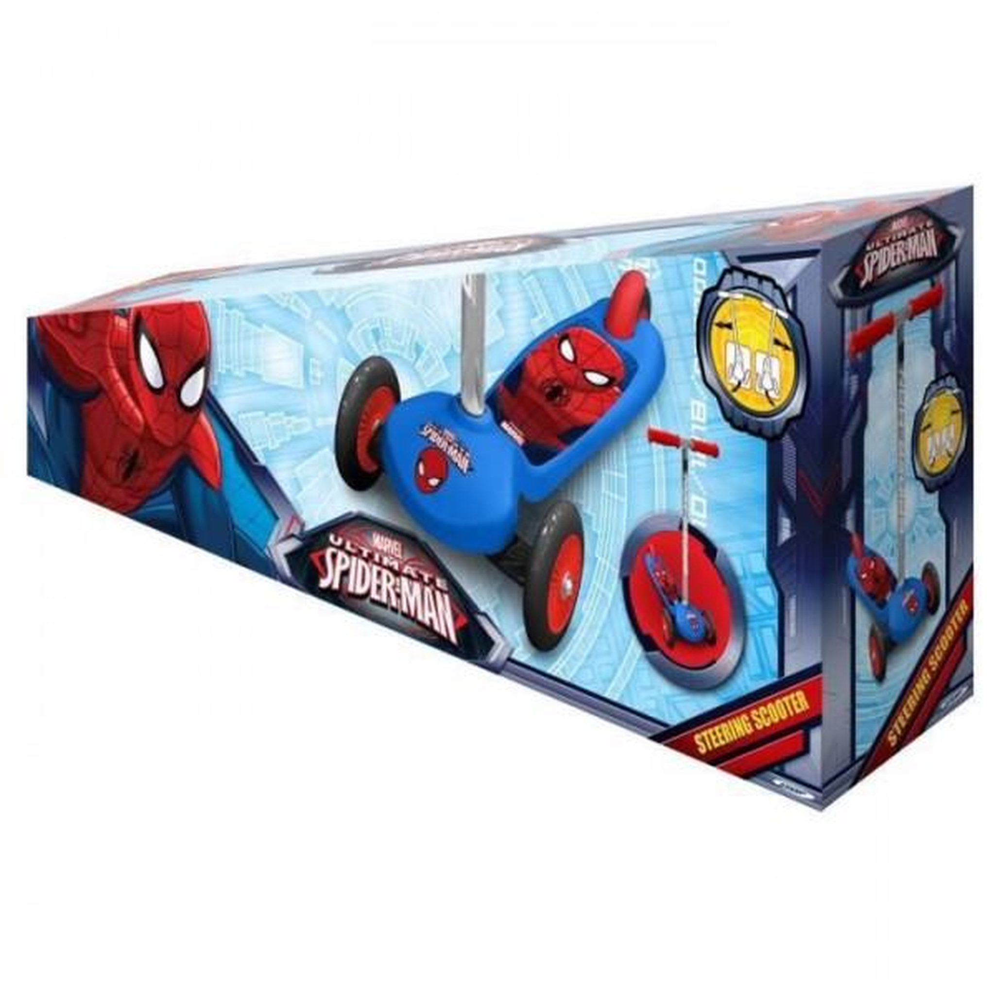 Voir la diapositive 2 : STAMP SPIDERMAN Trottinette Steering Twist 3 Roues - Marvel