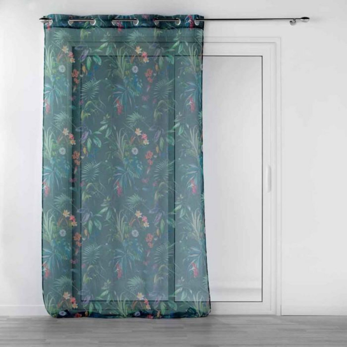 Paris Prix Rideau Voilage à Œillets  Féerie  140x240cm Émeraude