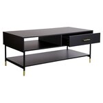 ATMOSPHERA Table basse 2 tiroirs 1 niche L110cm IRIS