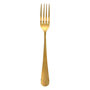 Voir la diapositive 2 : SECRET DE GOURMET Lot de 4 Fourchettes en Inox  Gold  20cm Or