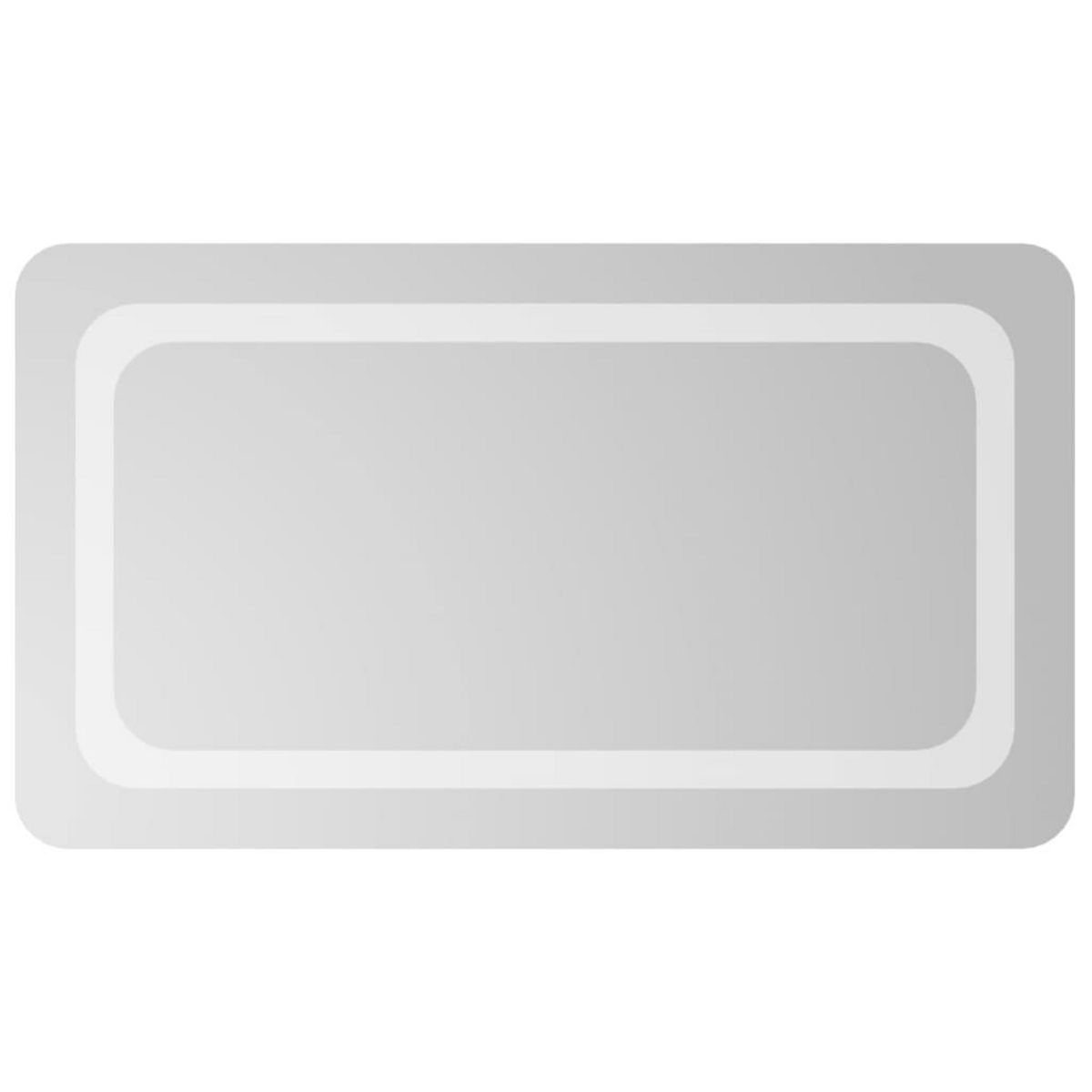 VIDAXL Miroir de salle de bain a LED 40x70 cm