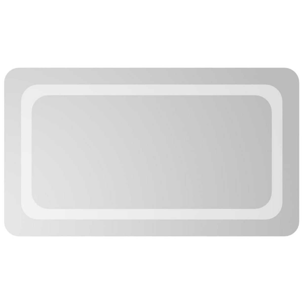 VIDAXL Miroir de salle de bain a LED 40x70 cm