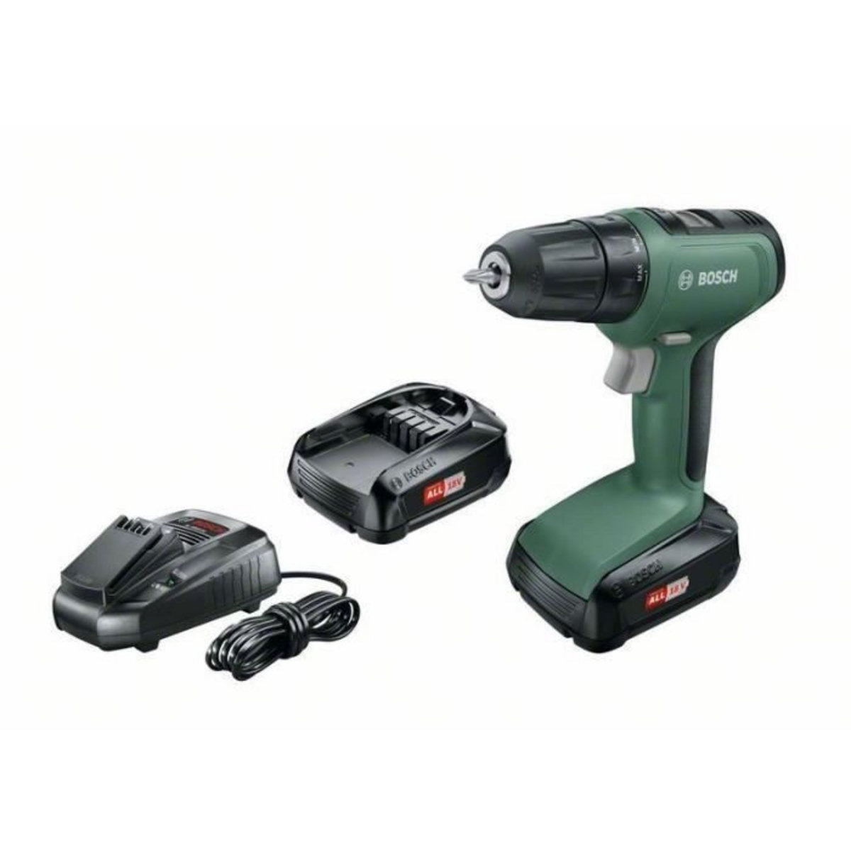 BOSCH Perceuse visseuse Universal Drill 18V + 2 batteries