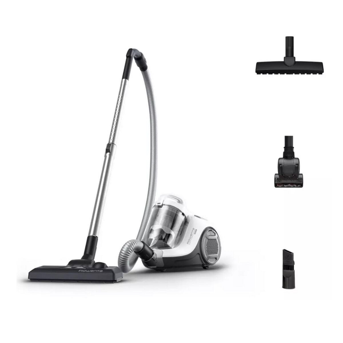 ROWENTA Aspirateur sans sac 77db blanc/gris - RO2957EA