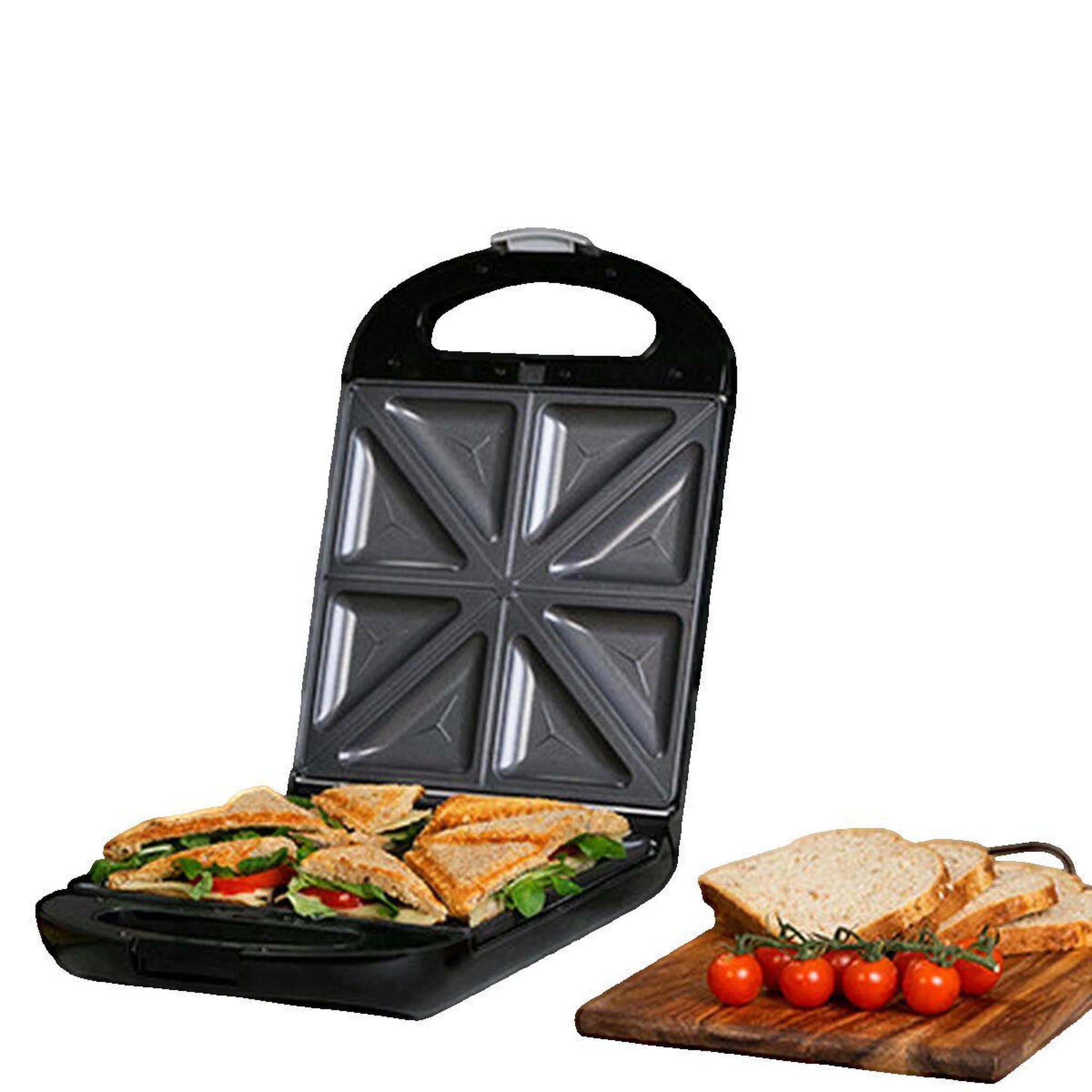 Voir la diapositive 2 : CECOTEC Appareil à sandwichs Cecotec Rock'nToast Family 3 en 1