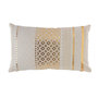 Voir la diapositive 1 : Paris Prix Coussin Déhoussable  Gaya  30x50cm Beige & Or