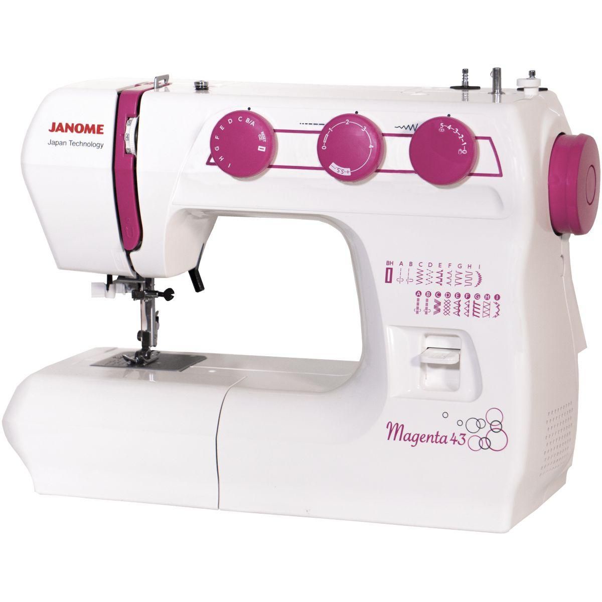 Janome Machine à coudre Magenta 43
