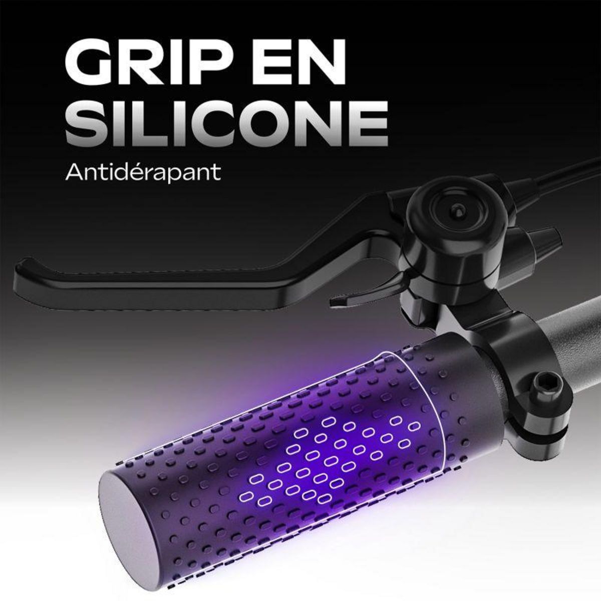 EZWAY Trottinette électrique EZWAY EX85 - 25 km/h, 20 km d'autonomie, batterie 21,6V 7,8Ah, frein à disque, suspensions confort