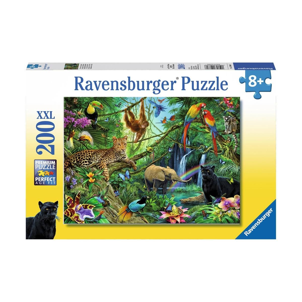 RAVENSBURGER Puzzle 200 p XXL - Animaux de la jungle