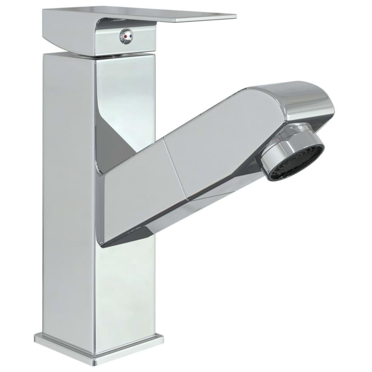 VIDAXL Robinet de lavabo retractable Finition chromee 157x172 mm