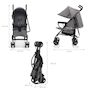 Voir la diapositive 6 : KINDERKRAFT Poussette légère de voyage pliable avec dossier réglable