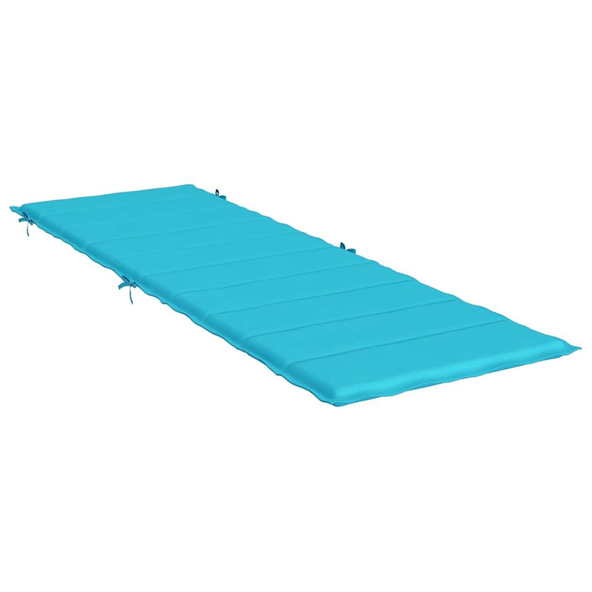 Voir la diapositive 4 : VIDAXL Coussin de chaise longue turquoise tissu oxford