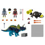 Voir la diapositive 2 : PLAYMOBIL 70627 - Dino Rise Triceratops et soldats