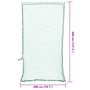 Voir la diapositive 6 : VIDAXL Filet pour remorque avec corde elastique vert 4x2 m PP
