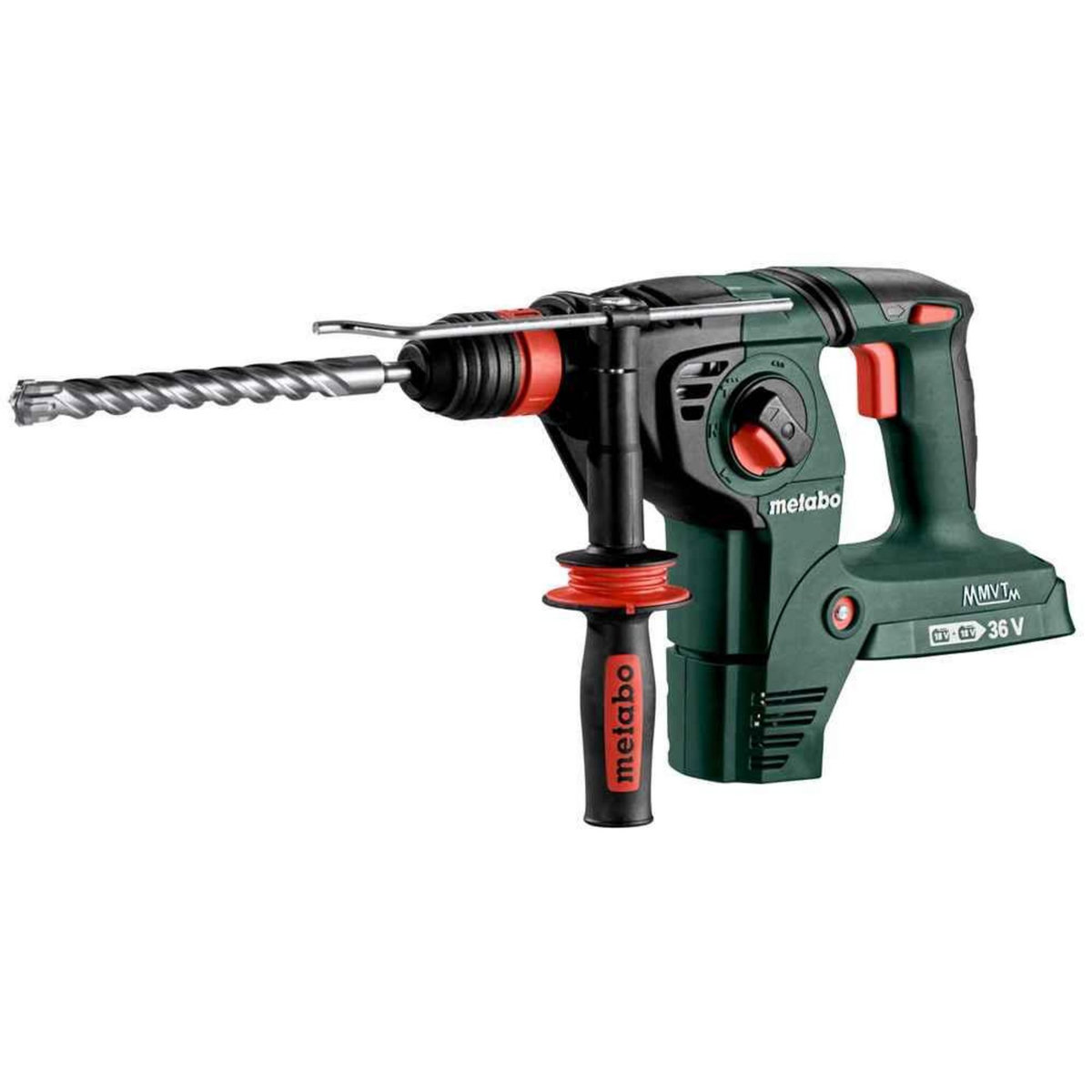 METABO SAS Marteau perforateur burineur 36-18 V KHA 36-18 LTX 32 - Pick+Mix (sans batterie), coffret Metabox