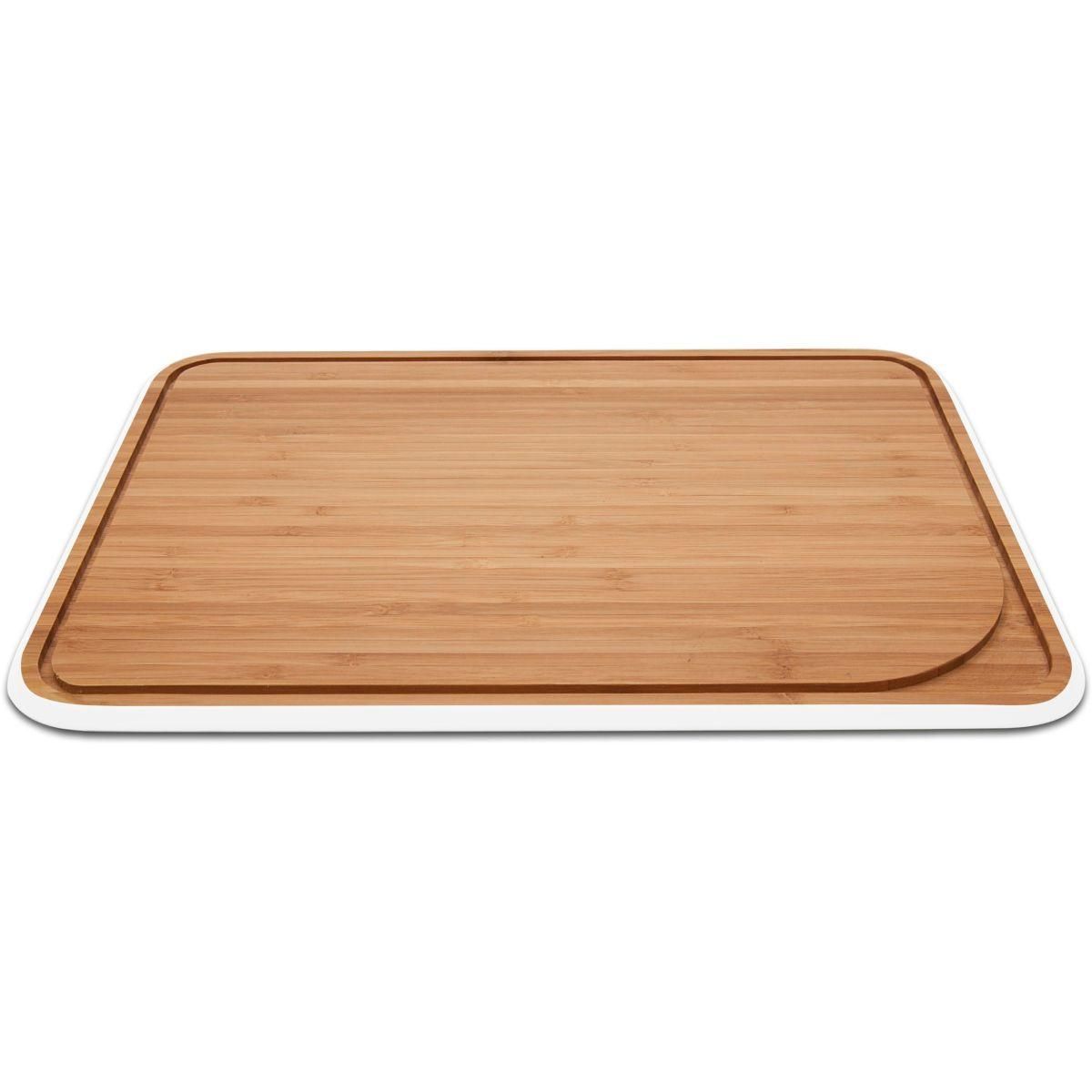 PEBBLY Planche à découper avec rigole M