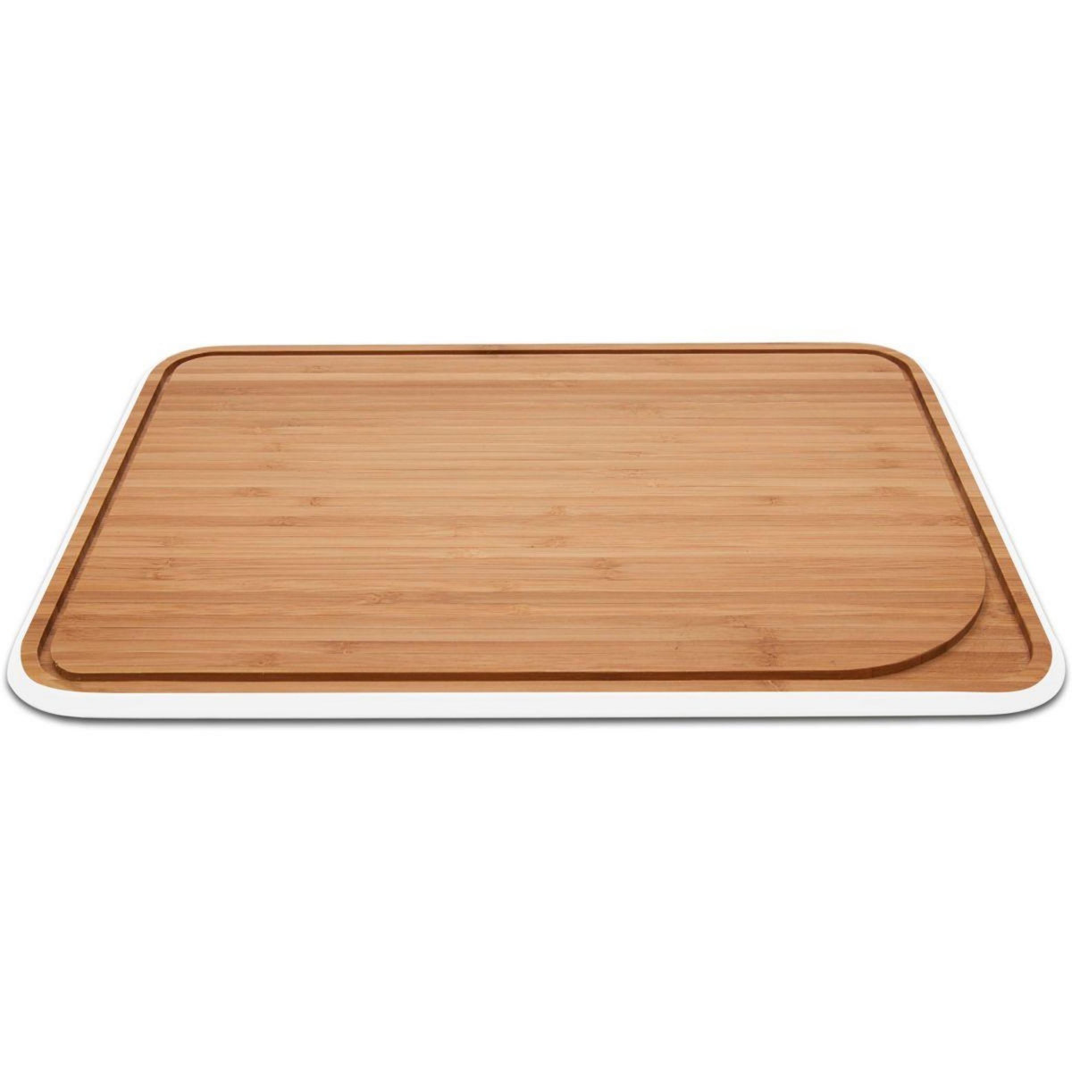 PEBBLY Planche à découper avec rigole M