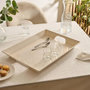 Voir la diapositive 3 : SECRET DE GOURMET Plateau de Service en Mélamine  Solène  46cm Beige