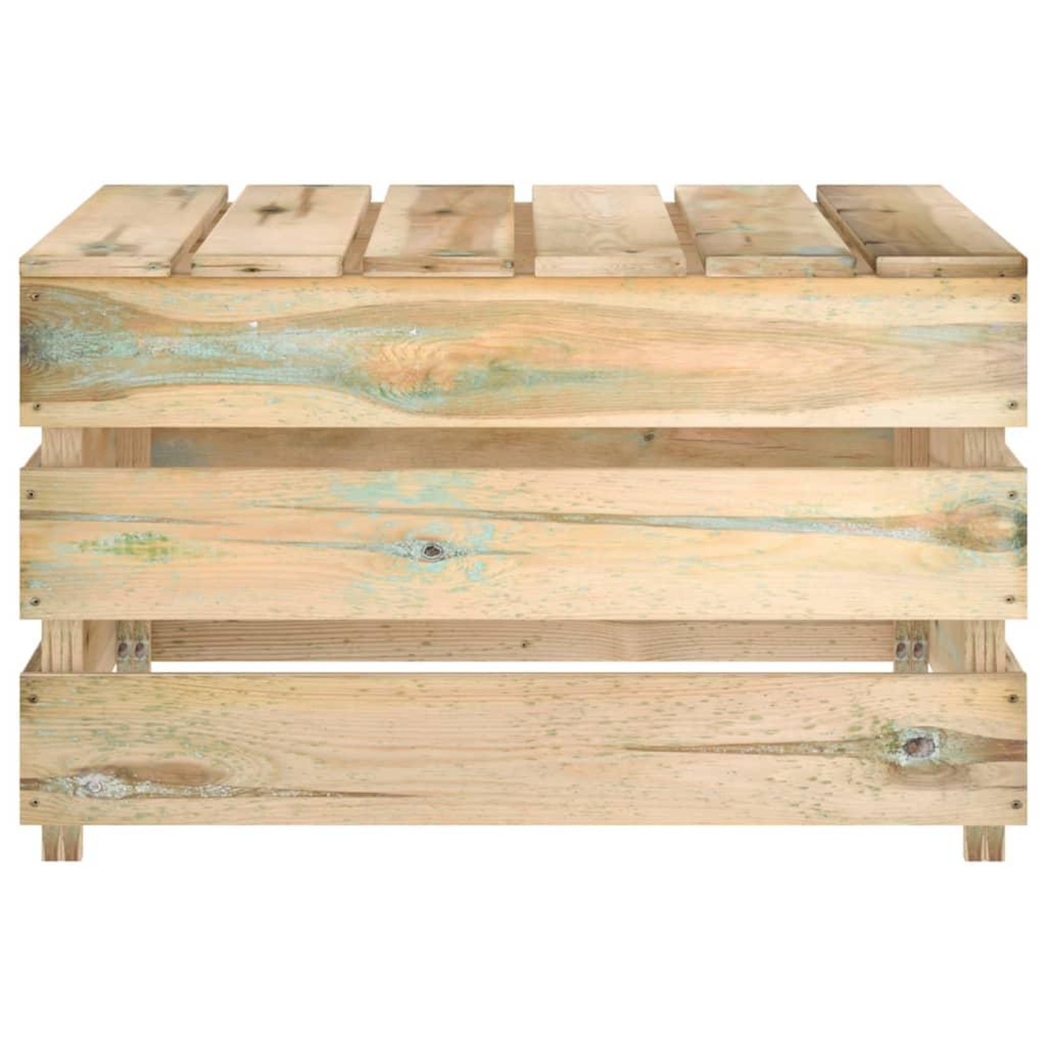 Voir la diapositive 4 : VIDAXL Tables palette de jardin 2 pcs Bois de pin impregne