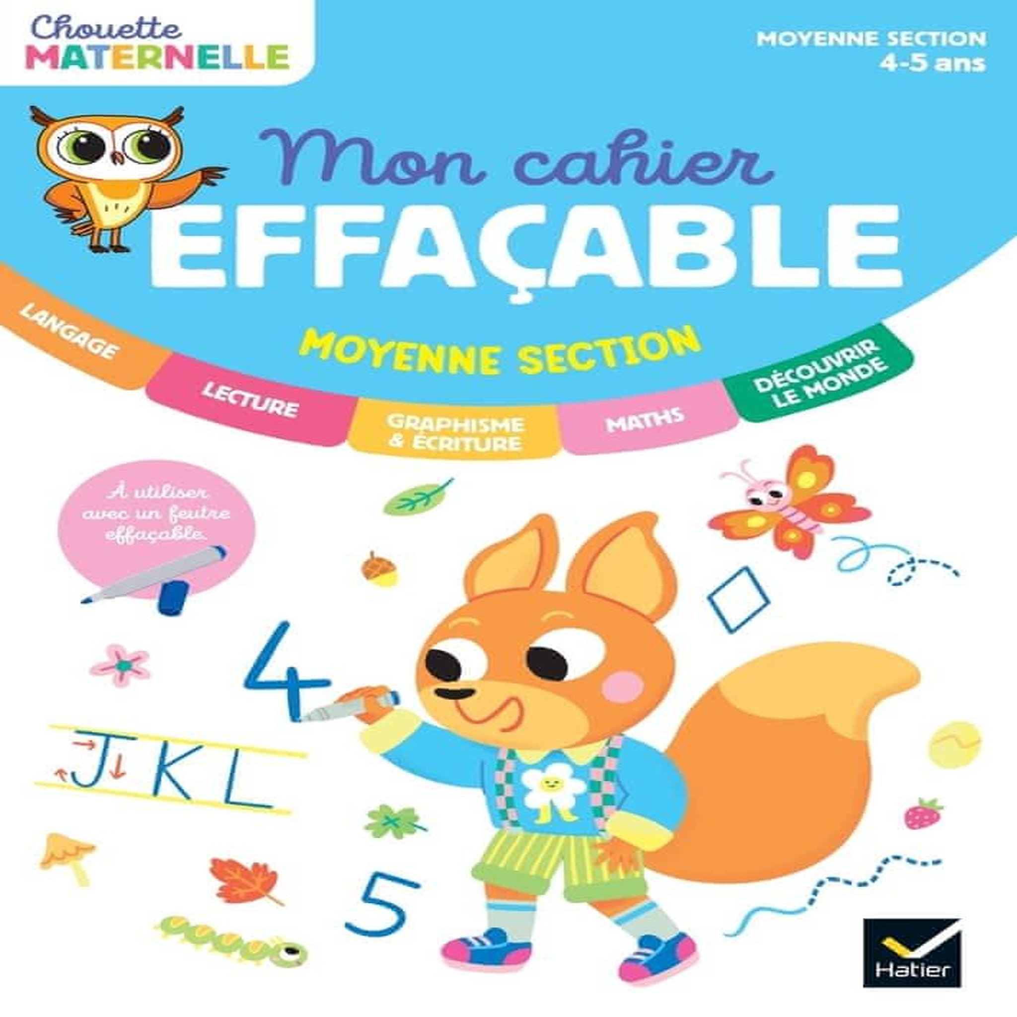 MON CAHIER EFFACABLE MOYENNE SECTION, Cohen Albert