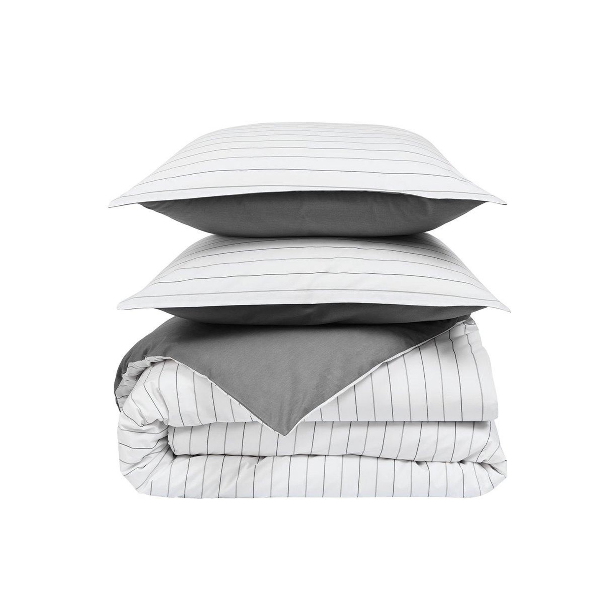Voir la diapositive 5 : Sensei Maison Housse de couette en percale de coton TOLSTA