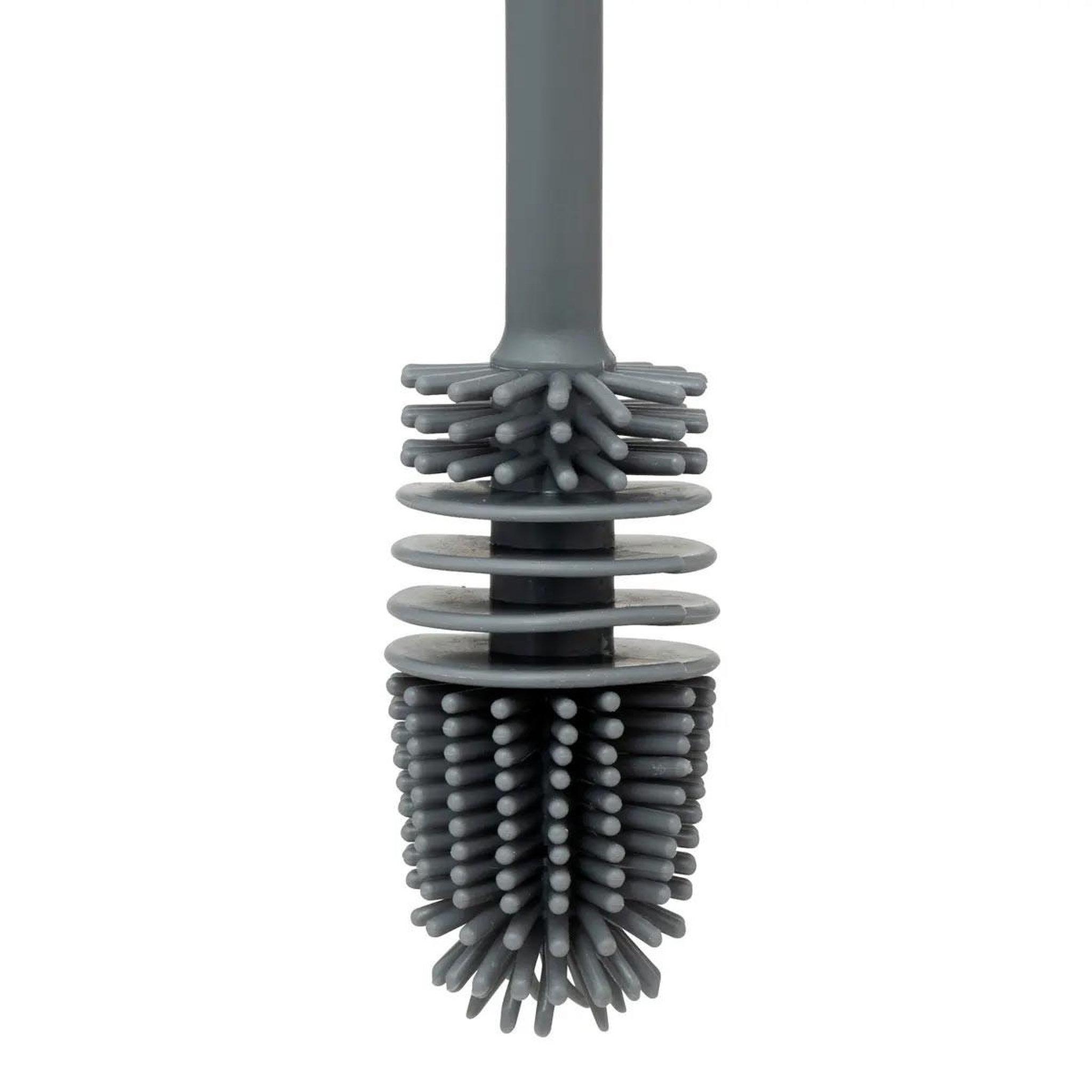 Voir la diapositive 2 : FIVE Goupillon bouteille  caoutchouc  33cm gris