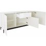 Voir la diapositive 3 : Buffet moderne sur pieds 3 portes 1 tiroir L170cm FLORENCE