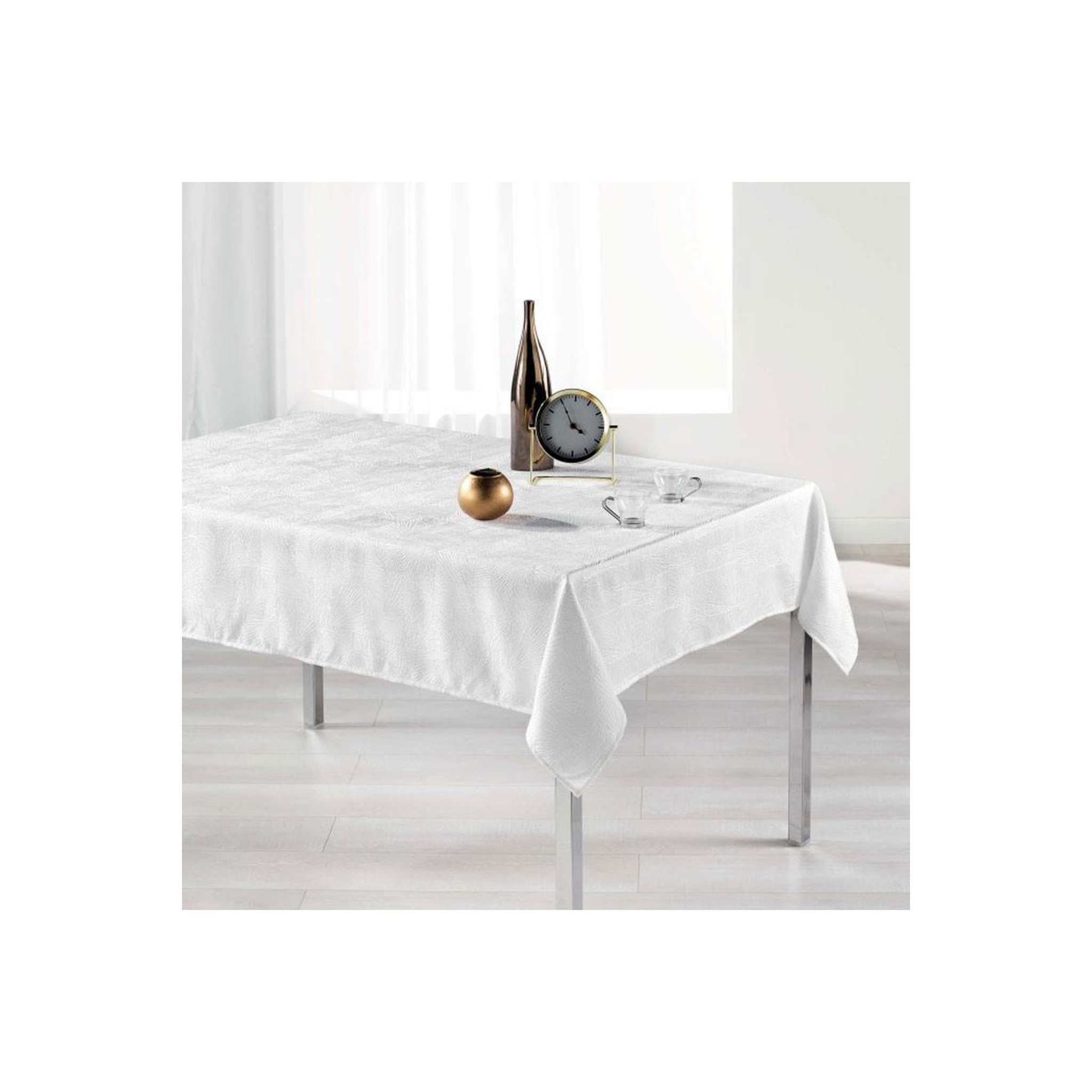 Douceur d'Intérieur Nappe rectangulaire  alisson  140x300cm blanc