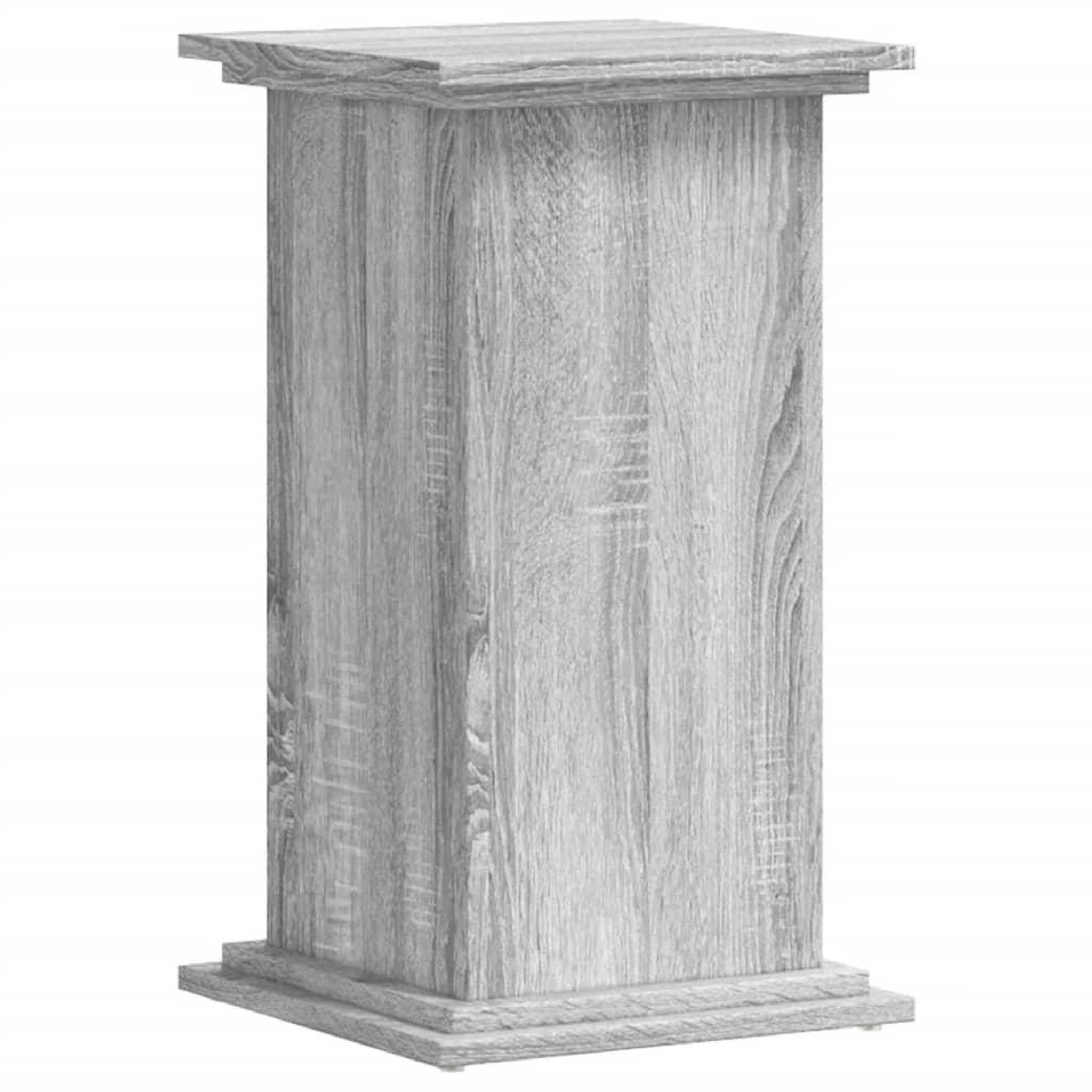 Voir la diapositive 2 : VIDAXL Support pour plantes sonoma gris 33x33x60 cm bois d'ingenierie