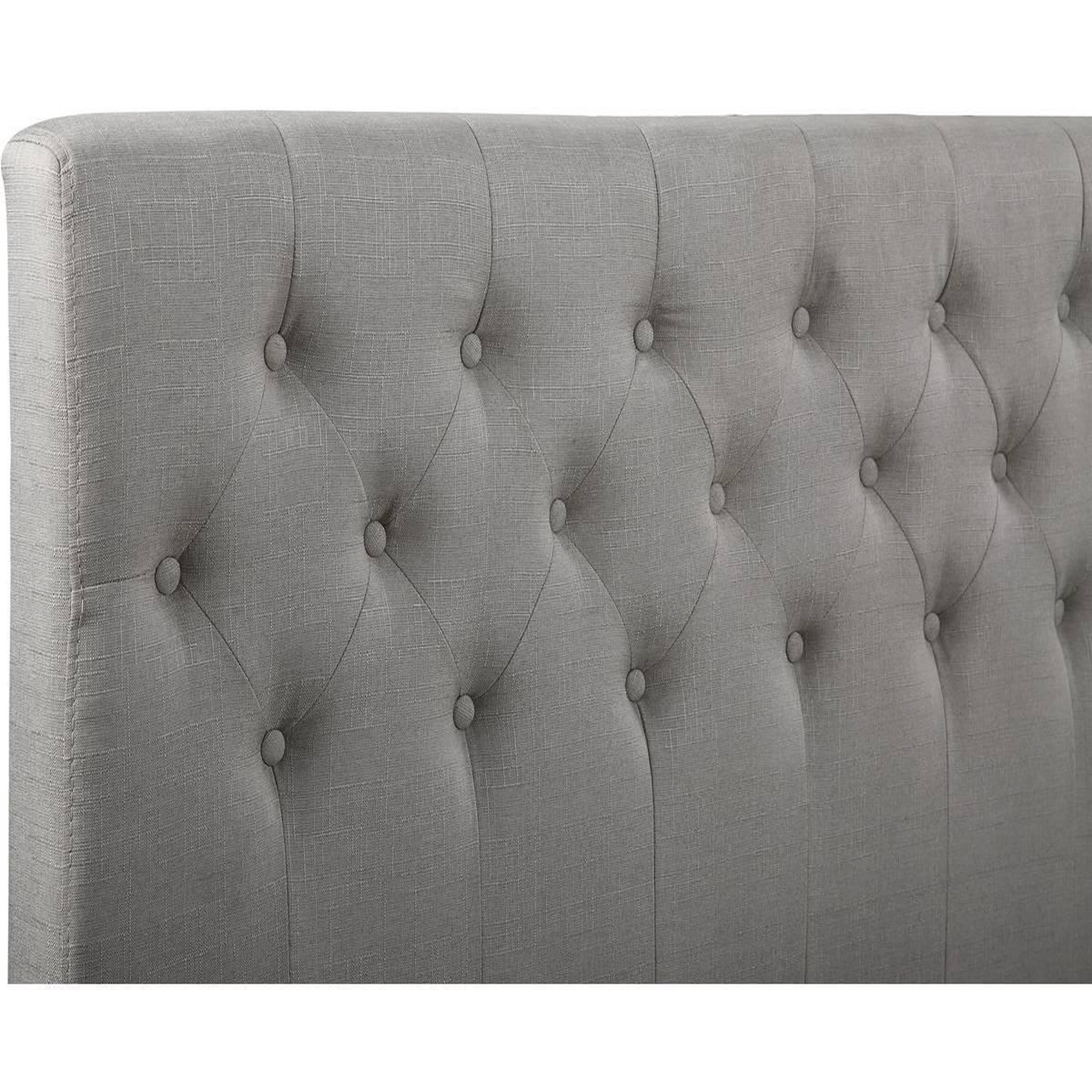 Voir la diapositive 4 : Habitat et Jardin Lit  emmy  - 160 x 200 cm - beige