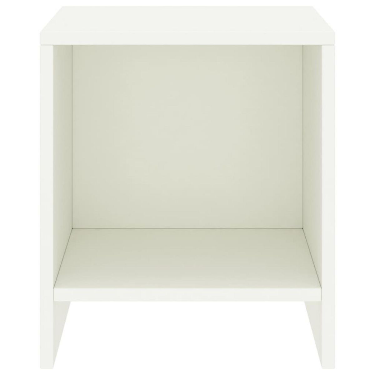 VIDAXL Tables de chevet 2 pcs Blanc 35x30x40 cm Bois de pin massif